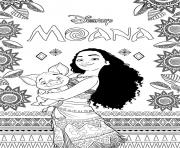 Printable Moana Disney  coloring pages